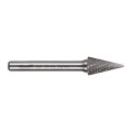 Борфреза твердосплавная TCT MILWAUKEE, тип M, Ø6x12,7мм