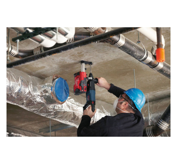 Пылесос аккумуляторный универсальный для перфораторов MILWAUKEE M12 DE-201X (ЗУ+1акк.Х2Ач+HDкейс)