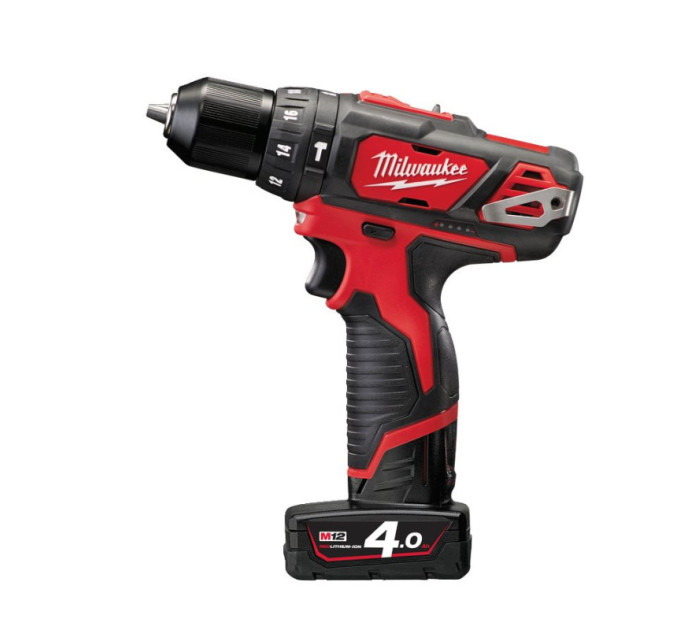 Дриль-шуруповерт акумуляторна ударна MILWAUKEE M12 BPD-0 (30Нм)(каркас)