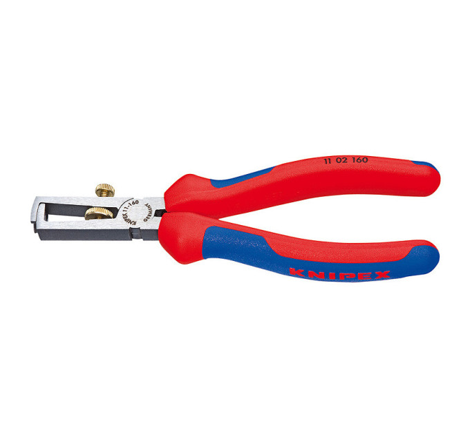 Инструмент для удаления изоляции, с разжимной пружиной Ø5,0мм 160мм KNIPEX 11 02 160 фосфатированный