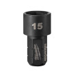 Головка-вставка 14,4мм Hex MILWAUKEE, FPTR-PTS15, 15мм (для M12 FPTR)