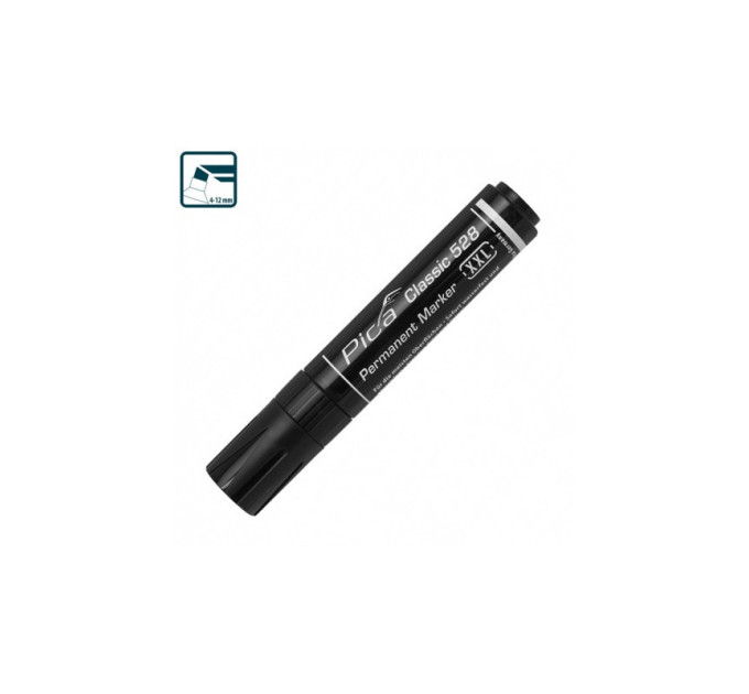 Маркер перманентный Pica 528/46 Classic Permanent Marker XXL, черный