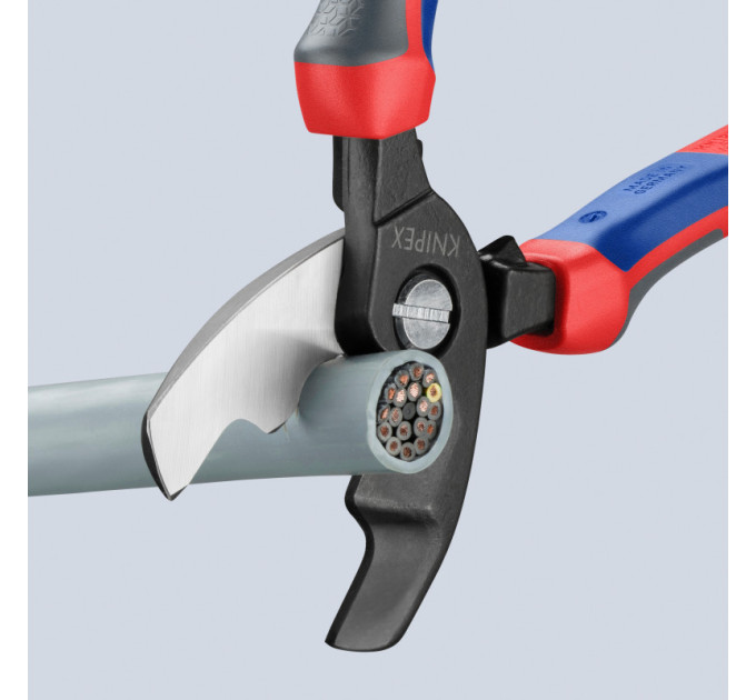 Ножницы для резки кабелей, Ø20мм / 70мм², 200мм KNIPEX 95 12 200 SB, фосфатированные