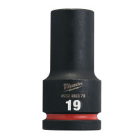 Головка ударная ShW 3/4'' SKT MILWAUKEE, удлиненная, 19мм