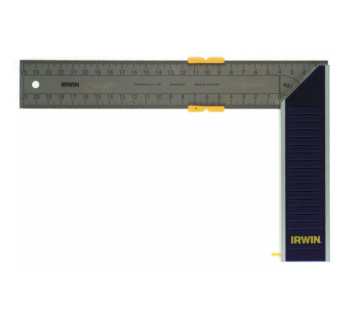 Угольник IRWIN SQUARE 250мм,TRI & MITRE