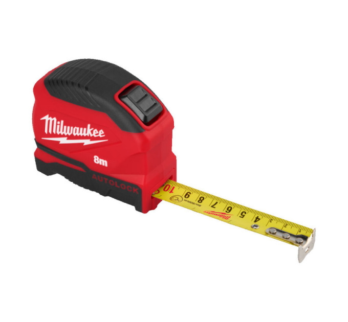 Рулетка AUTOLOCK MILWAUKEE (Gen 2), 8м (25мм)