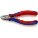 Кусачки боковые (бокорезы) для электроники, Ø3,0мм, 125мм KNIPEX 76 12 125, полированные