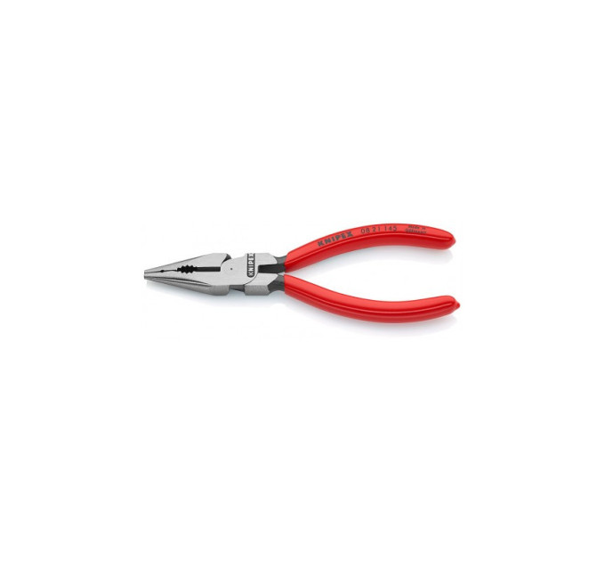 Пассатижи удлиненные (острогубцы) Ø8,0мм, 145мм KNIPEX 08 21 145, фосфатированные