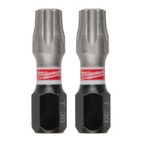 Бита SHOCKWAVE MILWAUKEE, TX30, 25мм, (3шт)