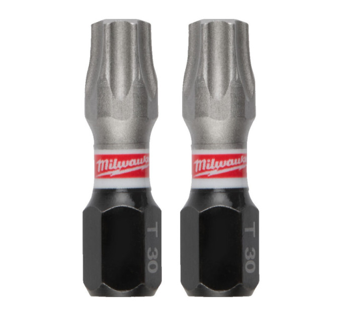 Бита SHOCKWAVE MILWAUKEE, TX30, 25мм, (3шт)