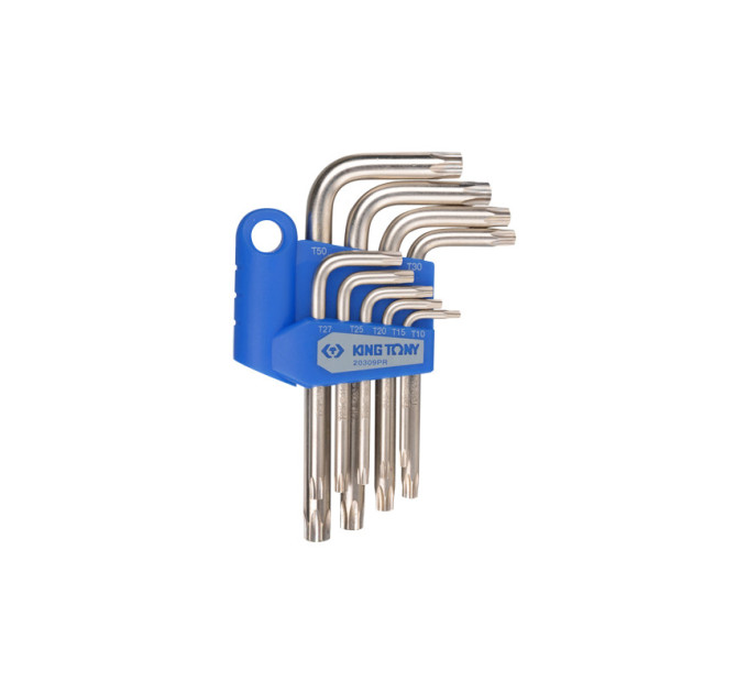 Набор Г-образных ключей Torx 9 ед. (Т10-Т50) Г-образных