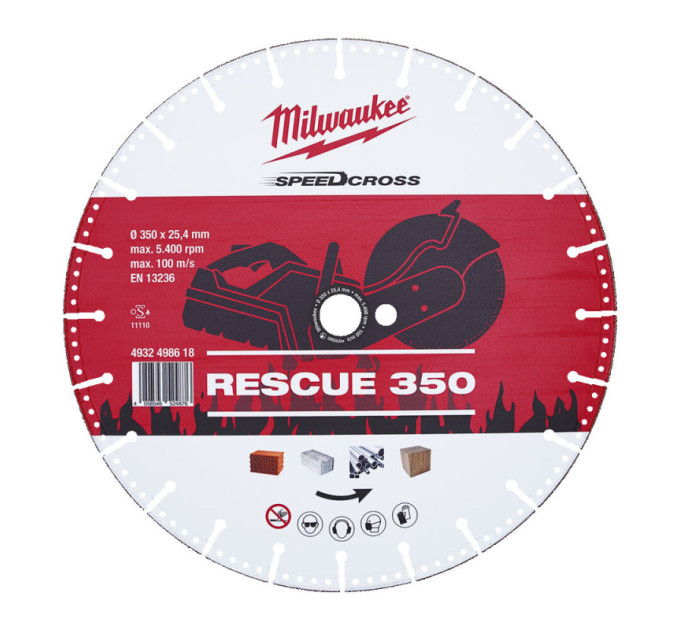 Алмазный диск SPEEDCROSS RESCUE 350 350MM DIAMOND BLADE