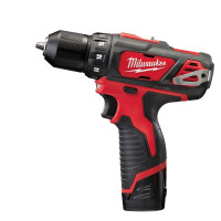 Дриль-шуруповерт акумуляторний MILWAUKEE M12 BDD-202C (30 Нм) (заміна на 4933499686)