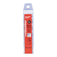 Свердло по металу THUNDERWEB HSS-G MILWAUKEE, DIN338, Ø8,5x117х75мм, (5шт)