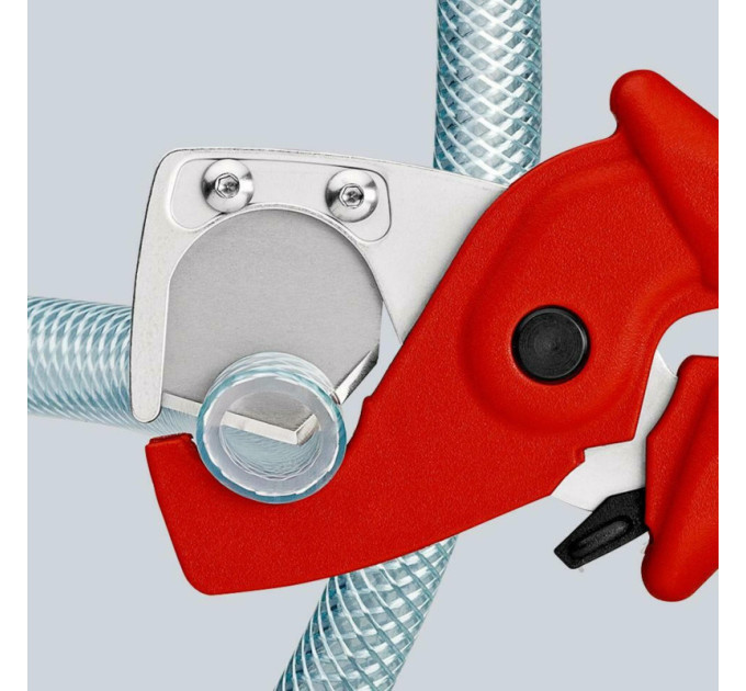 Труборез для шлангов и защитных труб Ø25мм KNIPEX 90 20 185 SB