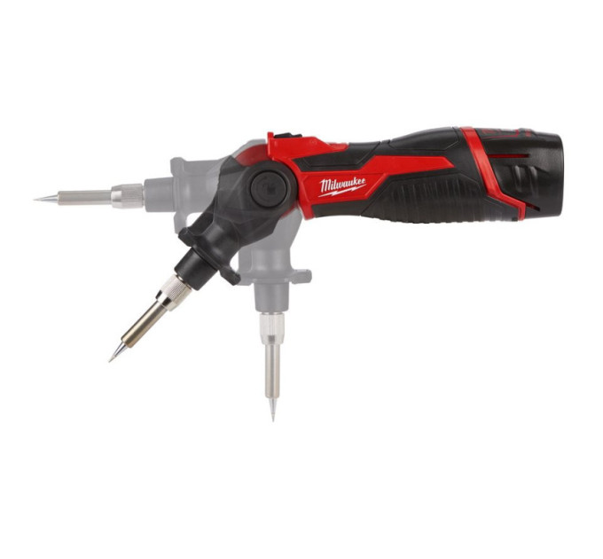 Паяльник аккумуляторный MILWAUKEE M12 SI-201C (ЗУ+1акк.Х2Ач+кейс)