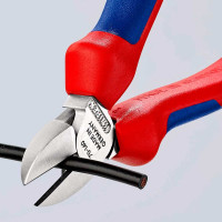 Кусачки боковые (бокорезы), Ø4,0мм, 140мм KNIPEX 70 05 140, хромированные