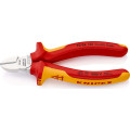 Кусачки боковые (бокорезы), Ø4,0мм, 140мм VDE KNIPEX 70 06 140, хромированные