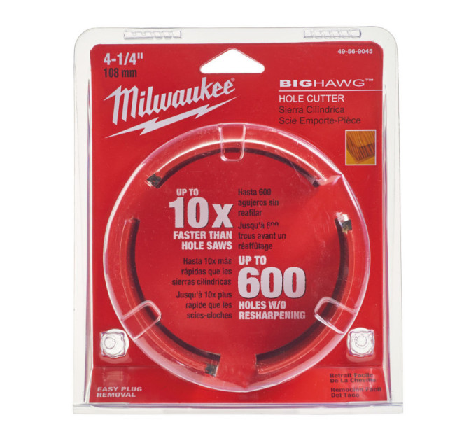 Коронка по дереву MILWAUKEE BIGHAW, Ø108мм