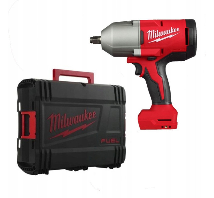 Гайковерт акумуляторний безщітковий MILWAUKEE 1/2" (1627 Нм) M18 BLHIWF12-0X, з кільцем (каркас)