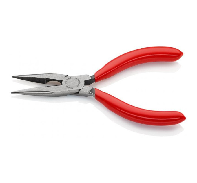 Круглогубцы плоские с режущими кромками Ø2,5мм, 140мм KNIPEX 25 01 140, фосфатированные