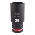 Головка ударная ShW 1/2'' SKT MILWAUKEE, удлиненная, 26мм