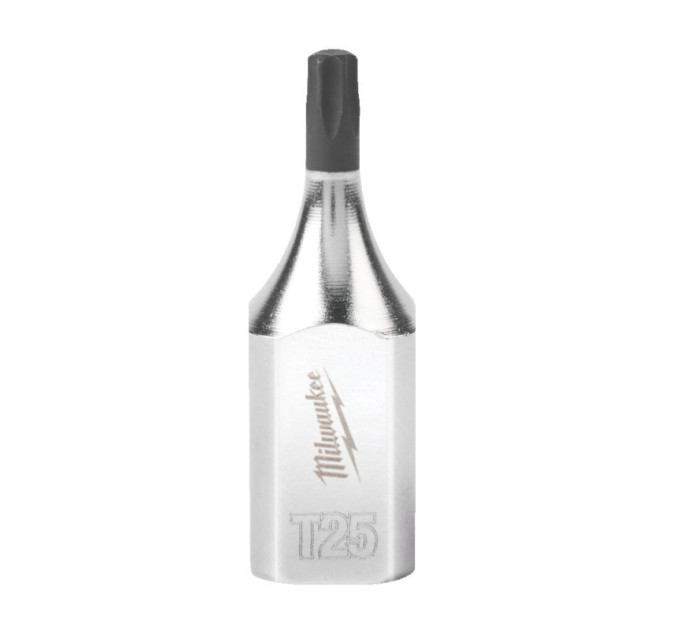Головка торцевая хромированная ⅜″ MILWAUKEE с битой TORX, TX25