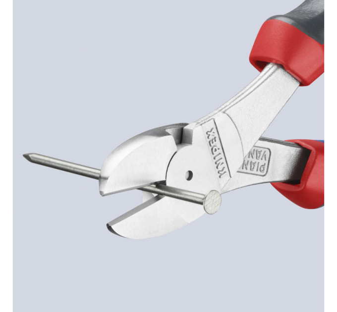 Кусачки боковые (бокорезы) особой мощности, Ø3,8мм, 180мм KNIPEX 74 05 180, хромированные