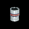 Головка торцевая хромированная 1/4" KING TONY, 1/2", (6 гранн.)