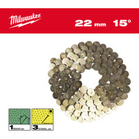 Цвяхи в котушці спіральні MILWAUKEE, з круглой головкой, 15°/3.05 x 22мм / SS (2880шт)