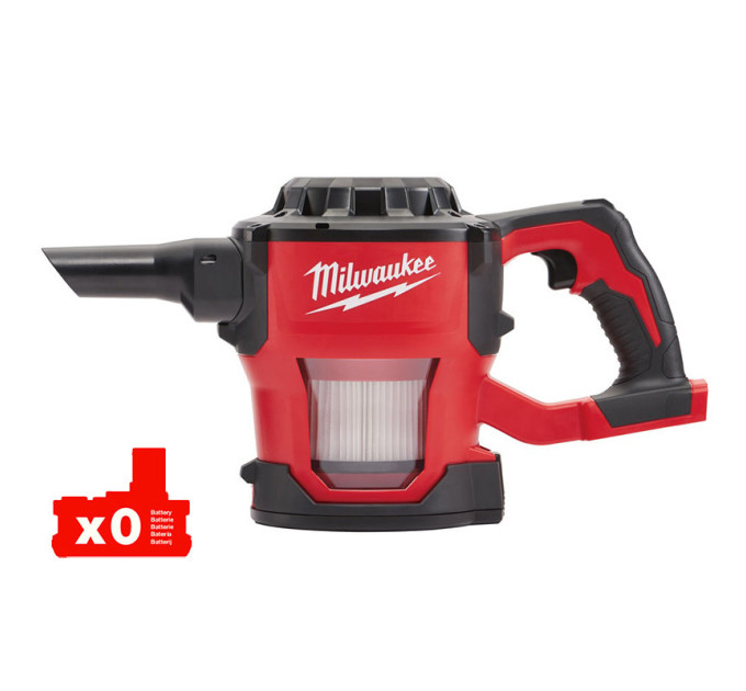 Пылесос аккумуляторный компактный MILWAUKEE M18 CV-0 (каркас)