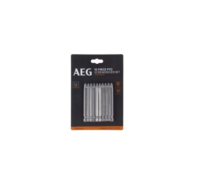Бита AEG ASDPZ29010, PZ2, 90мм (10шт)