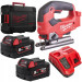 Пила лобзикова акумуляторна безщіткова MILWAUKEE M18 FJS-502X (ЗУ+2акк.Х5Ач+HDкейс)