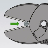 Кусачки боковые (бокорезы) особой мощности TwinForce, Ø4,0мм, 180мм KNIPEX 73 71 180 BK, фосфат