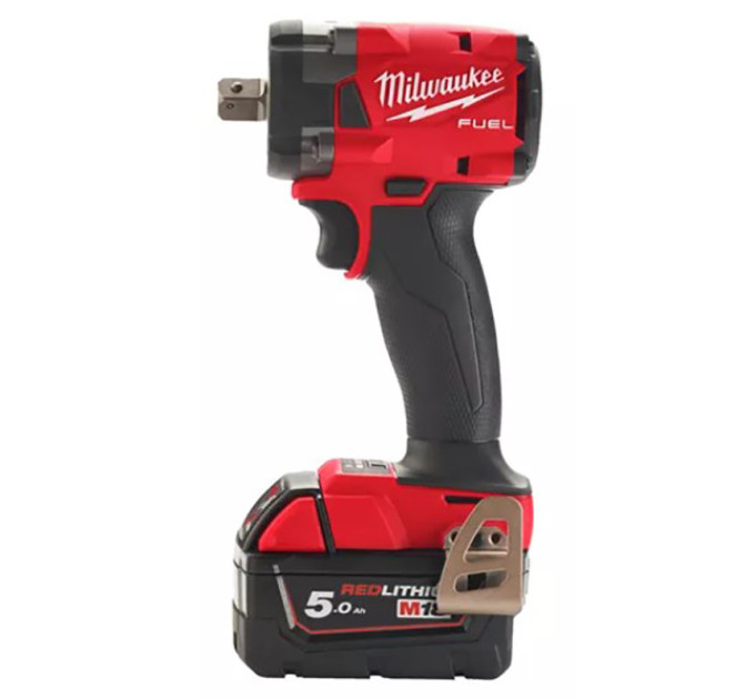 Гайковерт аккумуляторный бесщеточный MILWAUKEE 1/2" (339 Нм) M18 FIW2P12-502X, с пином (ЗУ+2Х5Ач)