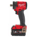 Гайковерт аккумуляторный бесщеточный MILWAUKEE 1/2" (339 Нм) M18 FIW2P12-502X, с пином (ЗУ+2Х5Ач)