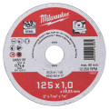 Диск отрезной по металлу MILWAUKEE, SCS 41/125х1, Ø125мм