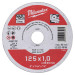 Диск отрезной по металлу MILWAUKEE, SCS 41/125х1, Ø125мм