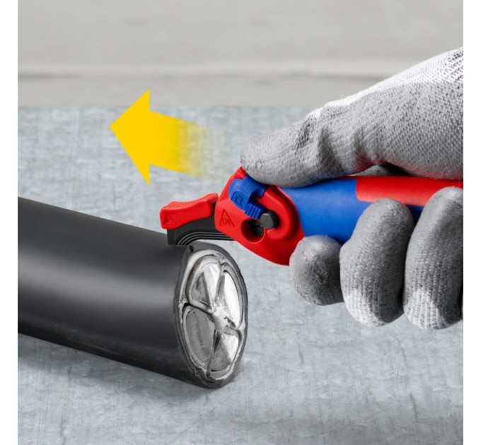 Нож с пяткой двухфункциональный KNIPEX 16 50 145 SB