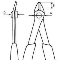 Кусачки Electronic Super Knips XL Ø2,1мм, 140мм KNIPEX 78 61 140 SB (в блистере)