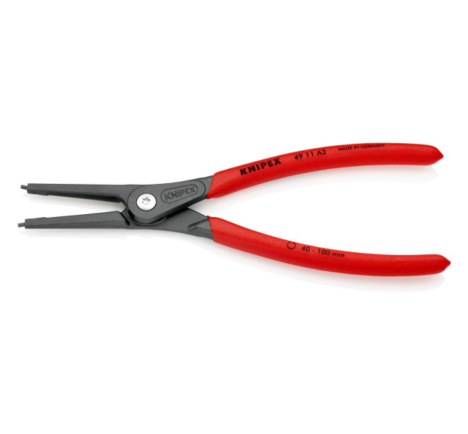 Щипцы прецезионные для наружных стопорных колец прямые, Ø40-100мм KNIPEX 49 11 A3 SB, Ø2,3мм