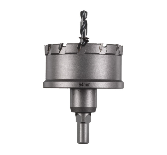 Цельная коронка Holesaw TCT MILWAUKEE для стали/нержавеющей стали, Ø64мм