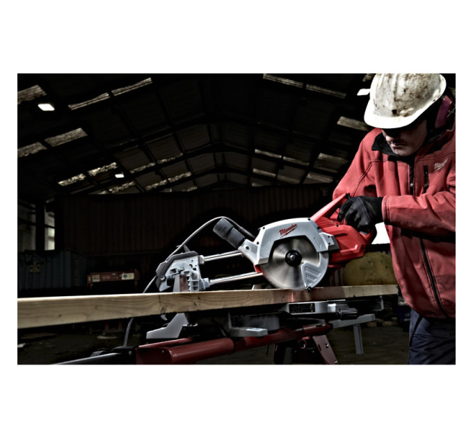 Торцовочная пила 216 ММ (8 1/2") с протяжкой MILWAUKEE 4933471055