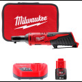 Трещётка аккумуляторная бесщёточная MILWAUKEE 1/4" (40 Нм) M12 IR-201B (ЗУ+1акк.Х2Ач+сумка)
