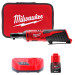 Трещётка аккумуляторная бесщёточная MILWAUKEE 1/4" (40 Нм) M12 IR-201B (ЗУ+1акк.Х2Ач+сумка)