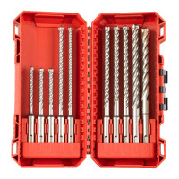 Набор буров MX4 SDS-PLUS PACKOUT MILWAUKEE (5-12мм) (10шт), (замена на 4932500062) Набор буров MX4 SDS-PLUS PACKOUT MILWAUKEE (5-12мм) (10шт), (замена на 4932500062)