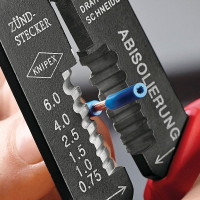 Кліщі універсальні для опресовки та зачистки KNIPEX 97 22 240