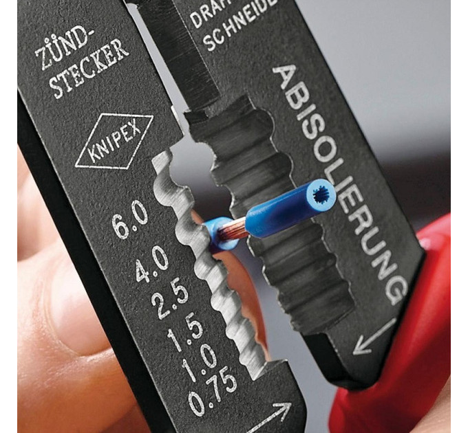 Кліщі універсальні для опресовки та зачистки KNIPEX 97 22 240