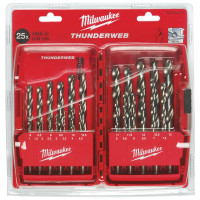 Набор сверл по металлу THUNDERWEB HSS-G MILWAUKEE, DIN-338, (Ø1-13мм) (замена на 4932493870)