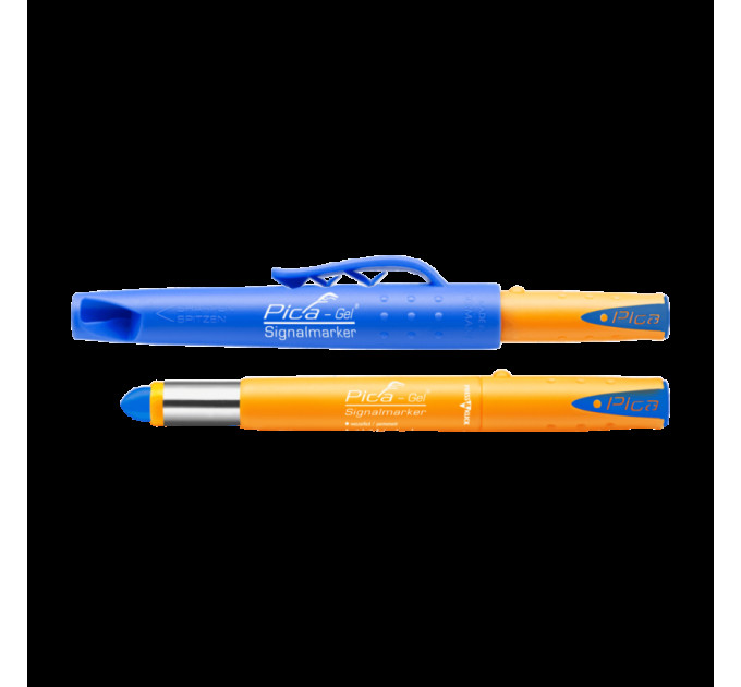 Маркер водо-жаро стойкий Pica 8081 GEL Signalmarker, синий